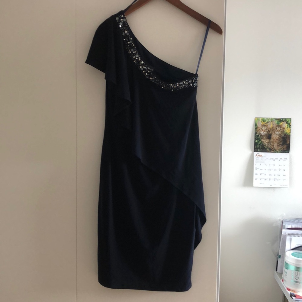 Elegant navy blue dress- never worn